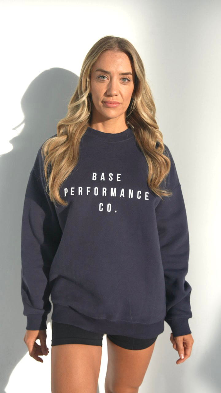 Crew Neck Sweater Navy