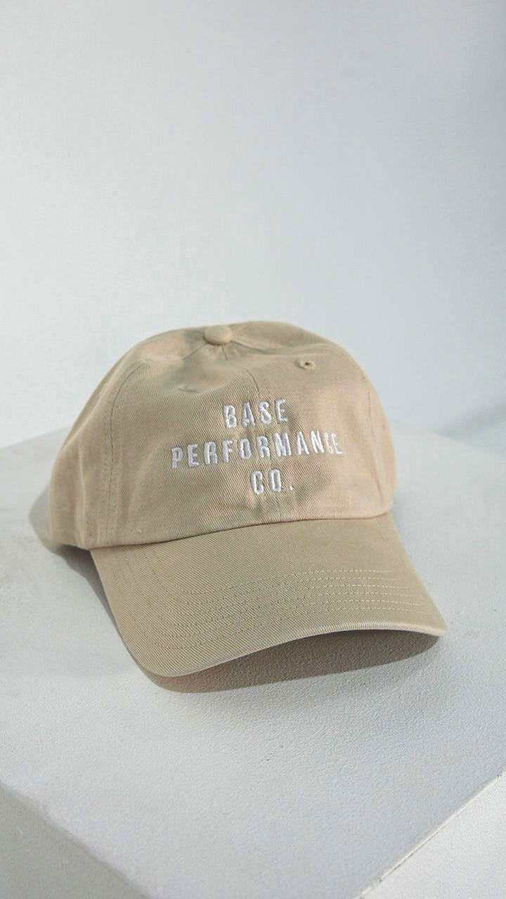 Beige Denim Cap