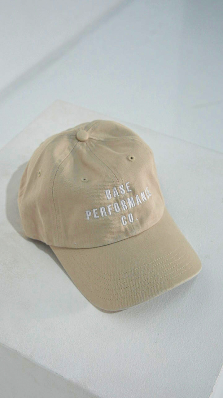 Beige Denim Cap