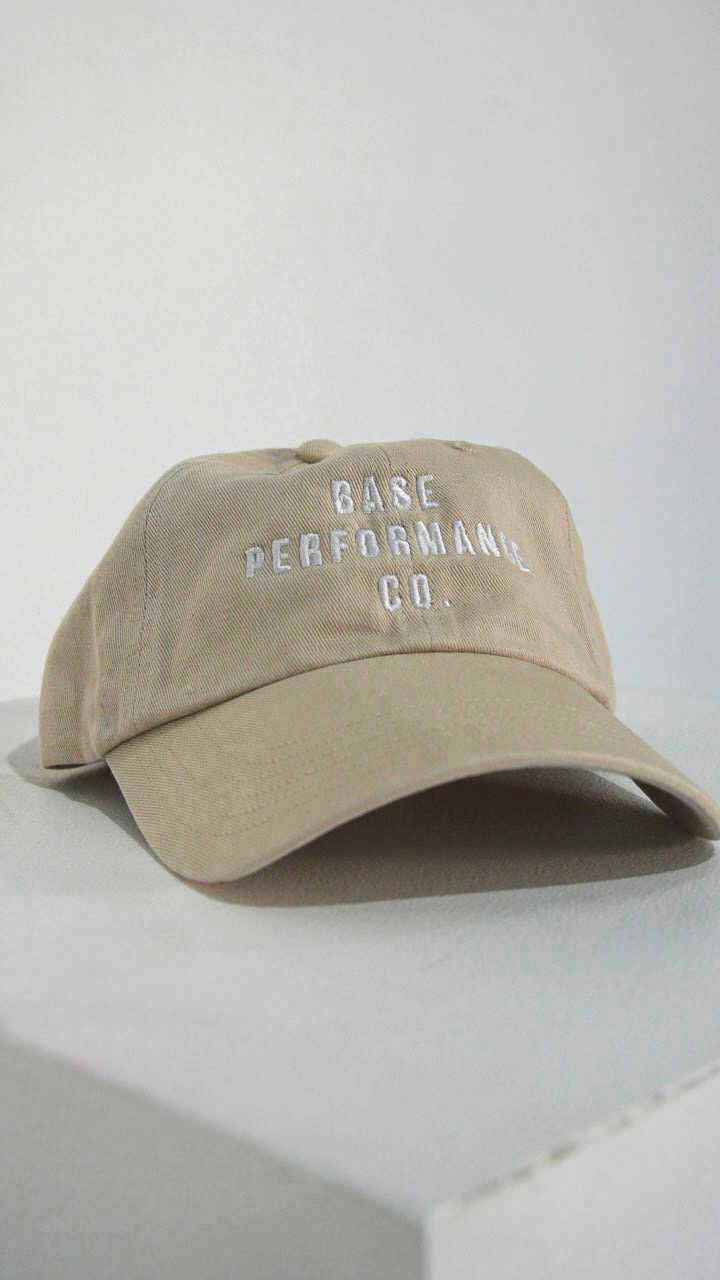 Beige Denim Cap