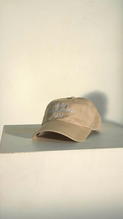 Beige Denim Cap