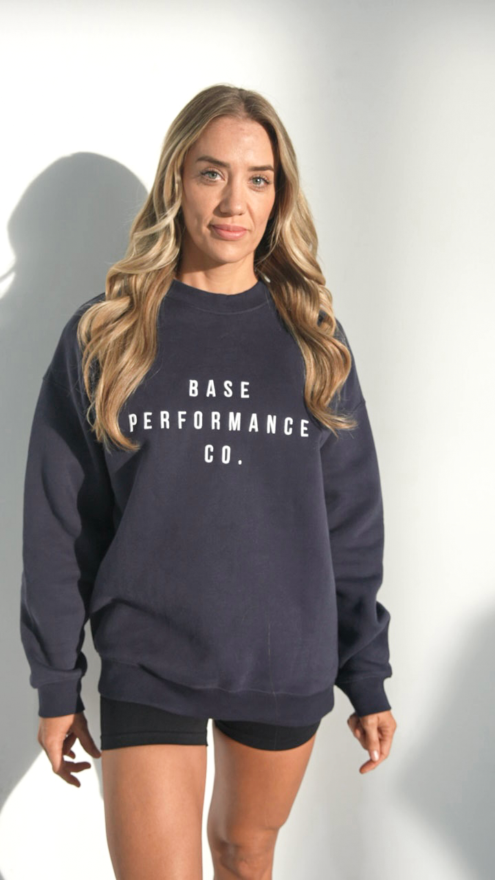 Crew Neck Sweater Navy