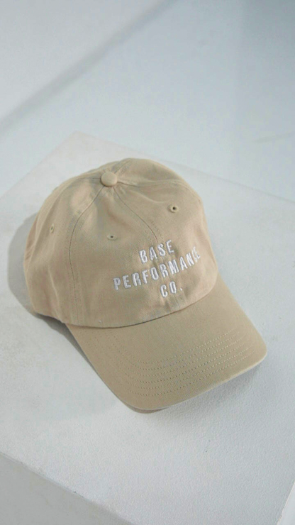 Beige Denim Cap